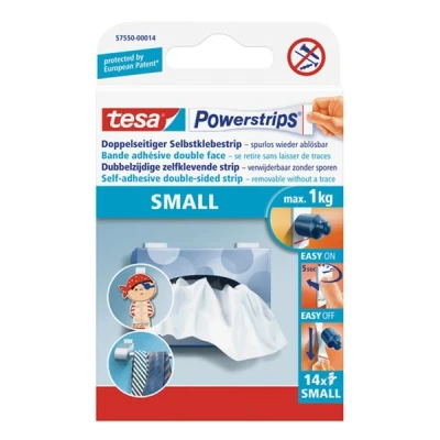 Bild av Powerstrips tesa SMALL monteringsremsor (förpackning med 14 st)