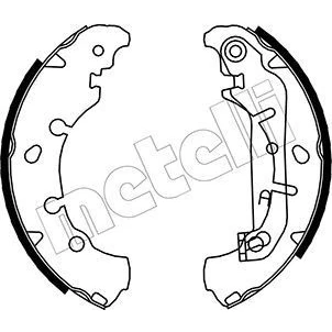 Bild av Bromsbackar, sats, Bakaxel, ford fiesta iv, v, van fusion, ka, puma, street mazda 2, 1106633, 1106634, 1123790, 112