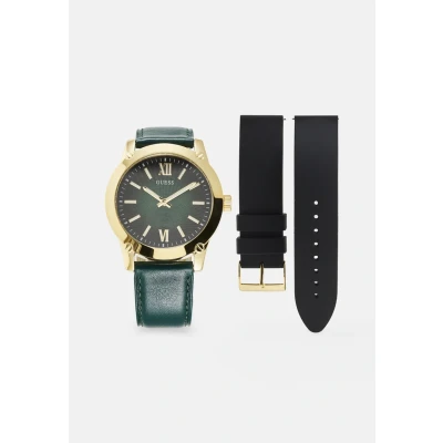 Bild av Guess Crescent GIFT SET Klocka Green gradient/goldcoloured, Storlek: One Size, gradient/gold coloured