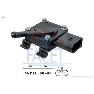 Bild av Sensor, avgastryck FACET 10.3312