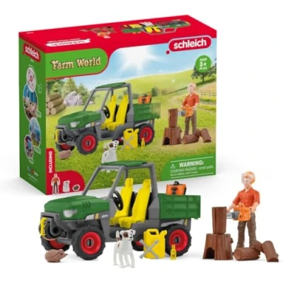 Bild av schleich FARM WORLD Jobba i skogen, från 3 år, 42659 Bygglesaker, 49 Delar