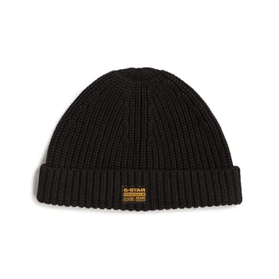 Bild av G Star RAW Original Fisherman Beanie, Grön (dk moss D24321 D167 4674), En Storlek
