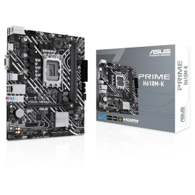 Bild av ASUS PRIME H610M K Moderkort Intel H610 LGA1700 socket DDR5 RAM Micro ATX