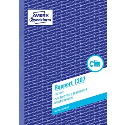 Bild av Avery Zweckform Rapportformulär 100 ark A5