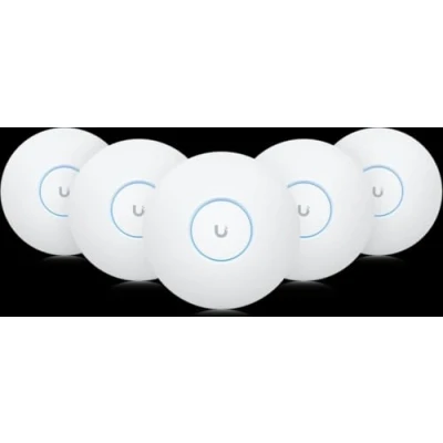 Bild av Ubiquiti UniFi U7 Pro Trådlös åtkomstpunkt Wi Fi 7 2.4 GHz, 5 6 GHz monterbar i vägg/tak (paket om 5)