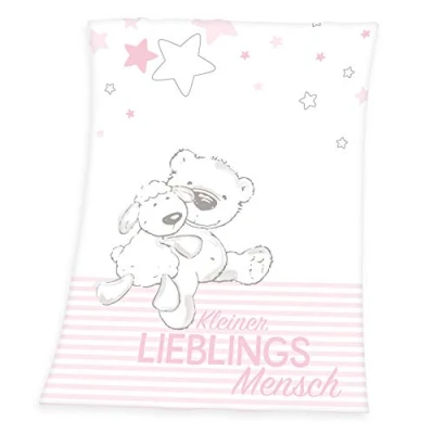 Bild av Herding Baby Best Favoritperson mikrofiberfilt 75 x 100 cm, polyester, rosa