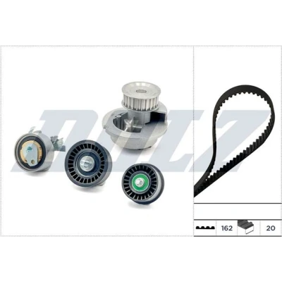 Bild av DOLZ KD157 Pompe à Eau + Kit De Distribution 162 OPEL: Astra H 3/5 portes, GTC, G CC, SAAB: 9 3 Break, Berline