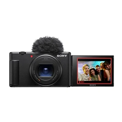 Bild av Sony ZV 1II Vlog kamera Digitalkamera (zoomobjektiv, justerbar display för vlogging, 4K video, flerriktad mikrofon) Svart