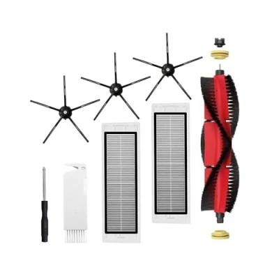 Bild av INF Reservdelstillbehör till Xiaomi Roborocke S5 Max/S6 Pure/S6 MAXV/S50/S51/S55/S5/S60/S65/S6, huvudborste/sidoborste/HEPA filter/rengöringsverktyg/skruvmejsel