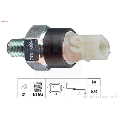 Bild av EPS 1.800.180 Sonde De Pression d&#039;Huile 1/8 GAS 1 Made in Italy OE Equivalent RENAULT: Clio 3, MEGANE 4, DACIA: Duster SUV, SANDERO 2