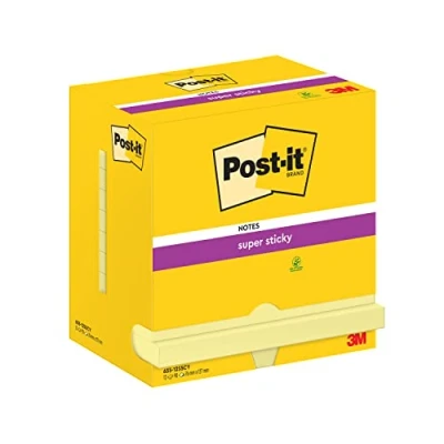 Bild av Post it® Notes SuperSticky 76x127mm gul