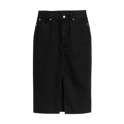 Bild av TOM TAILOR Denim dam midikjol, 14482 djup svart, XL