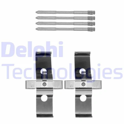 Bild av DELPHI LX0548 Kit d&#039;accessoires, plaquette de frein à disque VOLKSWAGEN: Touareg I, II