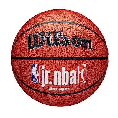 Bild av Wilson Basket, Jr. NBA Autentic, utomhus, tackhudskydd, storlek: 7, brun
