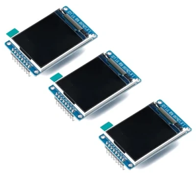 Bild av GERUI 3 st 1,77 tum/1,8 tum för TFT LCD displaymodul 128 x 160 HD upplösning med IPS färgskärm 2,7 V 3,3 kompatibel Arduino och Raspberry pi ingår