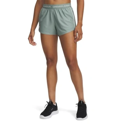 Bild av Under Armour Tech Play Up Shorts Kiselgrön/Hydro Grön/Vit XS