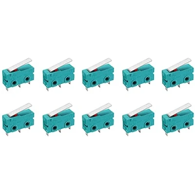 Bild av Fasizi 10 st KW4 3Z 3 rak skaft 3D Pritner stift Micro Endstop Switch Limit SS 5GL