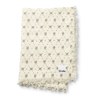 Bild av Elodie Details mjuk bomullsfilt, monogram