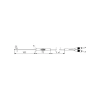 Bild av Greisinger GF1T T3 B BS Dyksensor 70 till +250 C Sensortyp Pt1000
