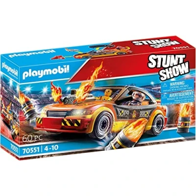 Bild av Playmobil Stunt Show Crash Car Multicolore, 34,8 x 18,7 0,9 cm