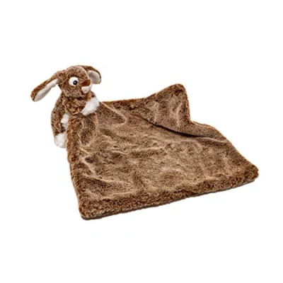 Bild av Mollis Molli Toys snuffelduk hare, 30 x cm, brun, utvecklad i Sverige