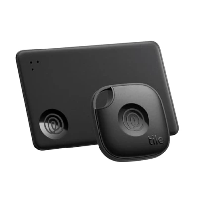 Bild av Tile by Life360 Starter Pack (2024) lokalizatory Bluetooth ułatwiające Znajdowanie kluczy, portfeli i innych rzeczy. Zgodność: iOS Android. telefonu. 2 szt. w zestawie (Mate/Slim)