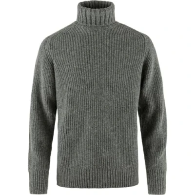 Bild av Fjällräven ÖVIK Roller NECK Sweater M Stickad tröja, Storlek: XL, Grey