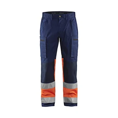 Bild av VARSELBYXA 1551 1811 STRETCH MARINBLÅ/VARSELORANGE C54 Beijerbygg Byggmaterial