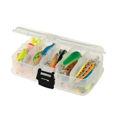 Bild av PLANO dubbelsidig StowAway SmallDubble Sided Tackle Box, förvaringslåda för fiskeutrustning, kompakt, väska, perfekt förvaring av beten, hardbaits, softbaits och andra fiskeredskap