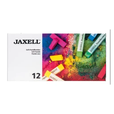 Bild av Unbekannt Honsell 47650 Jaxell pastell krita, fyrkantig form, för platt och exakt arbete, rika icke blekande färger, perfekt konstnärer, amatörmålare, barn, skolor