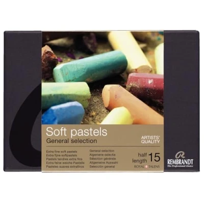 Bild av Rembrandt Soft pastel set General Selection 15 half pastels