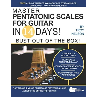 Bild av Master Pentatonic Scales For Guitar in 14 Days: Bust out of the Box! Learn to Play Major and Minor Scale Patterns Licks All Over Neck: 2