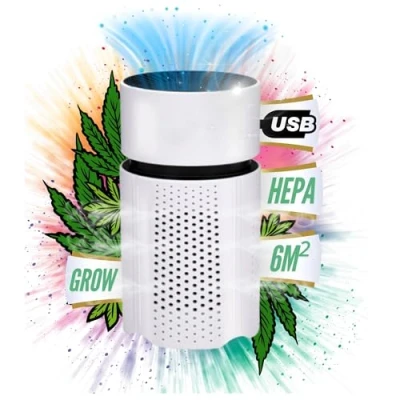 Bild av TronicXL Mini luftrenare hepafilter för odlingslåda grow grower tält lådor skåp fläkt med filter cirkulation luft frånluft tillbehör