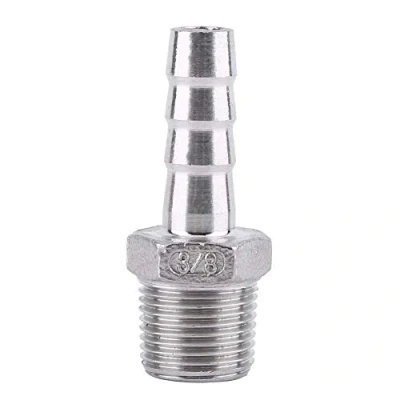 Bild av Hullingslang Svanskontakt SS304 Rostfritt Stål Gänga Hossvansslang Slangadapter Fitting Hulling Adapter (3/8&#039;&#039;*10 mm)