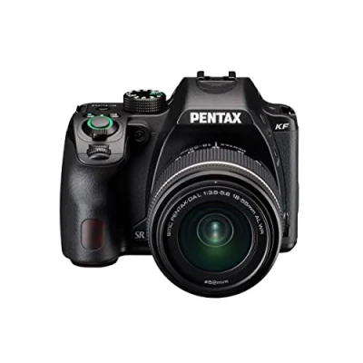 Bild av PENTAX KF APS C digital SLR kamera 18 55 WR kit, dammtät väderskyddad med vinklingsbar LCD skärm, svart