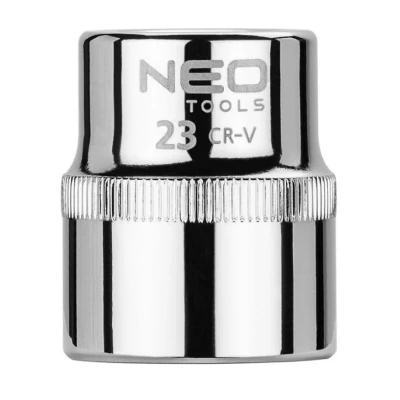 Bild av NEO TOOLS 08 023 Clé à douille 1/2 3124 23 mm Acier chrome vanadium SuperLock