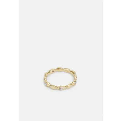 Bild av Fossil dam Sutton guld Rostfritt stål ring, JF047967106, stål, Ingen ädelsten