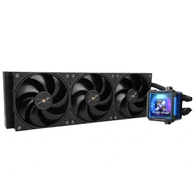 Bild av Thermalright FWPRO 360 Black CPU AIO kylare med IPS LCD skärm 320 x upplösning för AM5&amp;Intel 1700/1851, kraftfull vattenkyld avtagbar