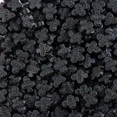Bild av de Bron Saltad sockerfri holländsk lakrits 1 kg från Holland