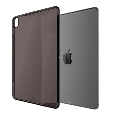 Bild av Demacia Asgens fodral för iPad Pro 12,9 tum 2018, mjukt TPU silikonfodral 2018 modell A1876/A1895/A1983/A2014 svart transparent