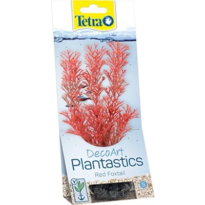 Bild av Tetra 270268 DecoArt Plant Foxtail Red, konstgjord akvarieväxt, äkta utseende undervattensväxt, storlek, S, röd