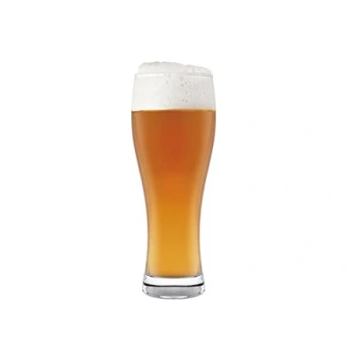 Bild av H&amp;H Set med 6 ölglas, multifunktionellt, Weizen, glas, 330 cl