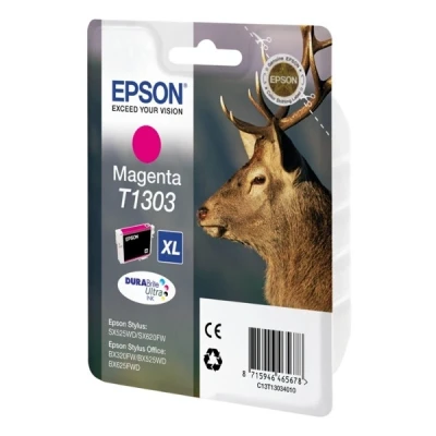 Bild av Epson T1303XL Magenta Stag Äkta High Yield DURABrite Ultra Bläckpatron