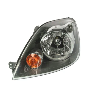 Bild av VAN WEZEL 1806961 Phares gauche H4 jaune pour circulation à droite avec commande correcteur de site projecteur, bonnette d&#039;ampoules P43t