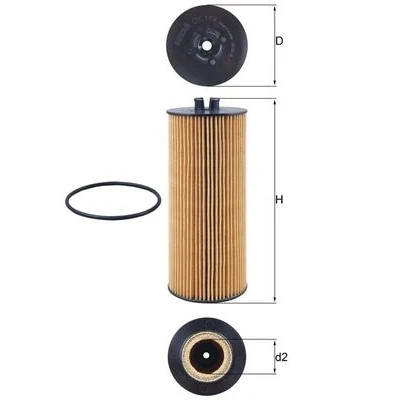 Bild av Oljefilter Mahle OX174D