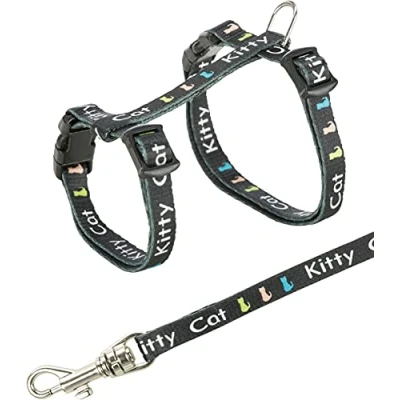 Bild av Trixie Junior Kitten harness with leash Kitty Cat motif 21 33 cm/8 mm 1.20 m Assorted