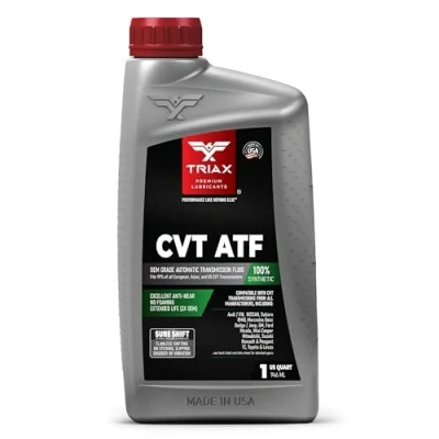 Bild av TRIAX CVT ATF vätska för CVT/CVT automatisk lådaolja: Helt syntetisk, halkfri sur shift teknik; överträffar OEM specifikationer, universell kompatibilitet