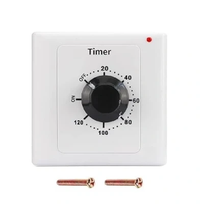 Bild av Switian AC 220 V 15 A 120 min högeffektpump mekanisk timer tidsbrytare nedräkningskontroll