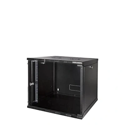 Bild av LogiLink W09A54B ECO väggskåp 9HE (560 mm djup), platt förpackning (omonterad), 48,26 cm (19 tum) svart