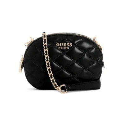 Bild av Guess Tamsin Double ZIP Crossbody Axelremsväska, Storlek: One Size, Black